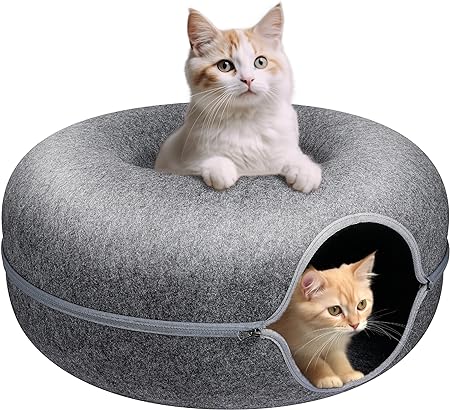 Tunnel of Cat Love Donut Bed