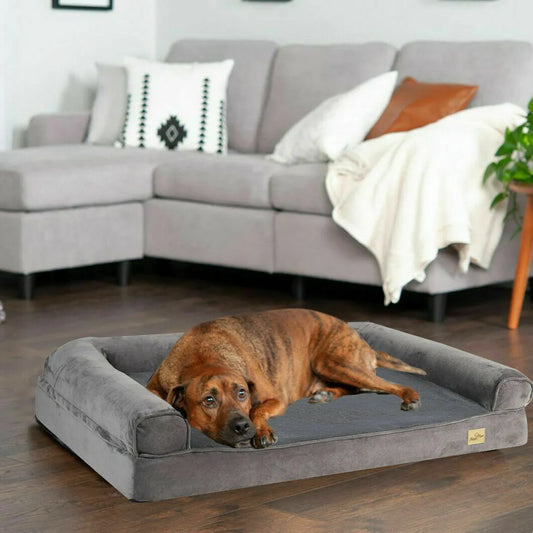 Orthopedic Dog Bed with Bolster