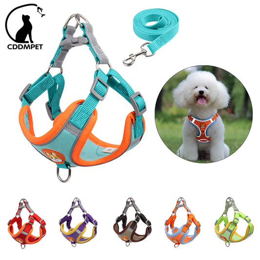 Reflective Chest Harness Keeps Your Dog Visible