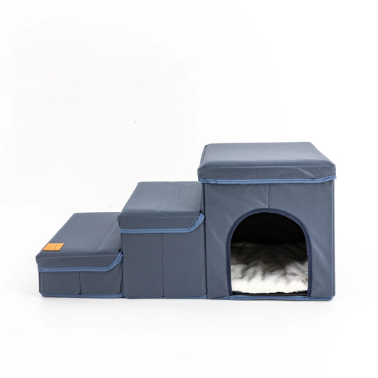 Three Stairs with Hidden Storage for Small Dogs and Cats