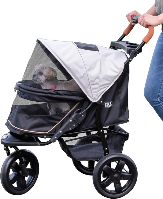Jogger No-Zip All-Terain Pet Stroller - Gray