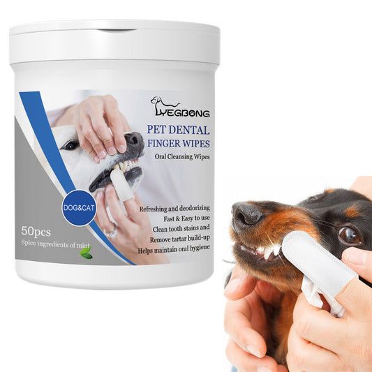 Dental Wipes for Dog and Cat Teeth