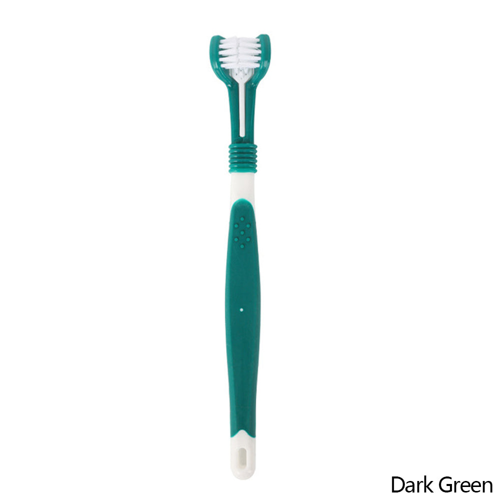 Multi-angle Pet Toothbrush for Quick Easy Cleaning