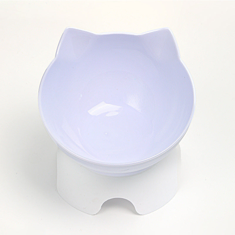 Elevated Kitty Head Cat Bowls