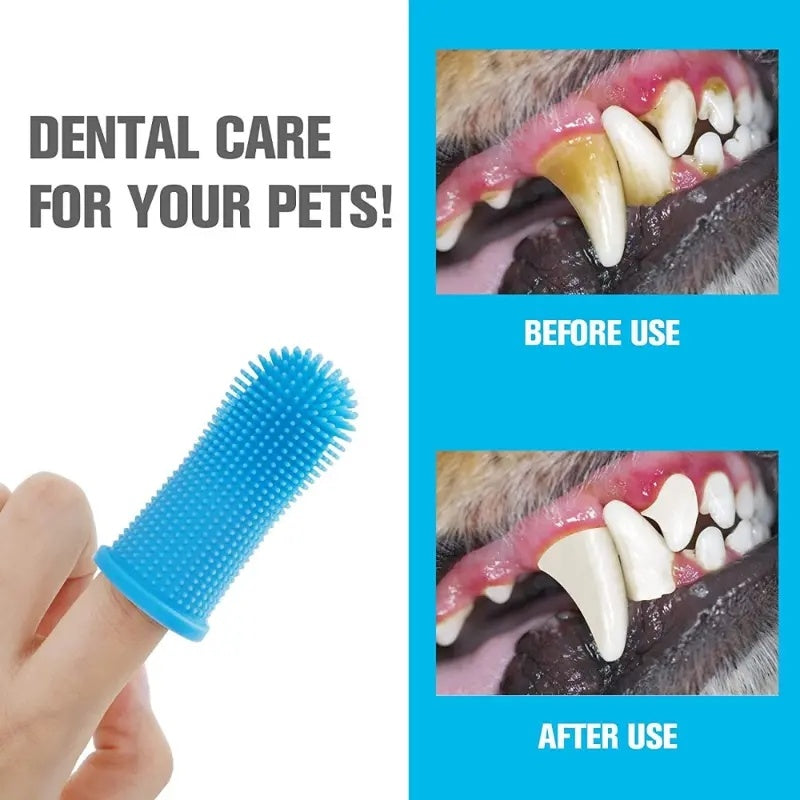 Finger Toothbrush for Dogs and Cats