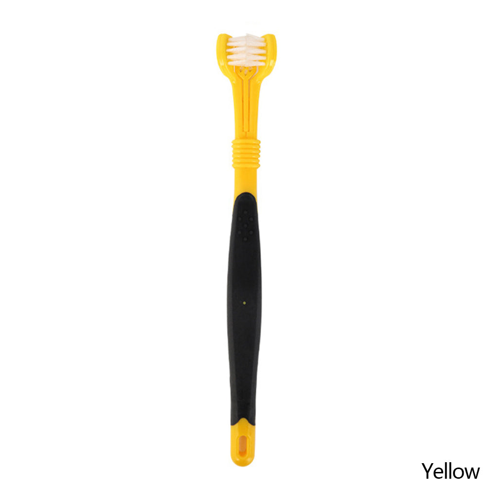 Multi-angle Pet Toothbrush for Quick Easy Cleaning