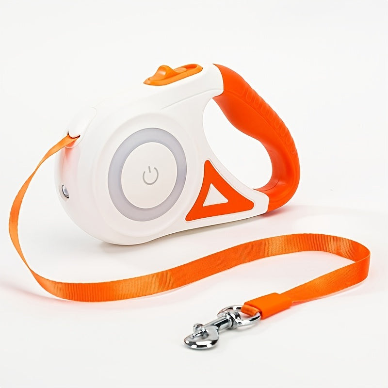 Retractable Pet Leash with LED Flashlight