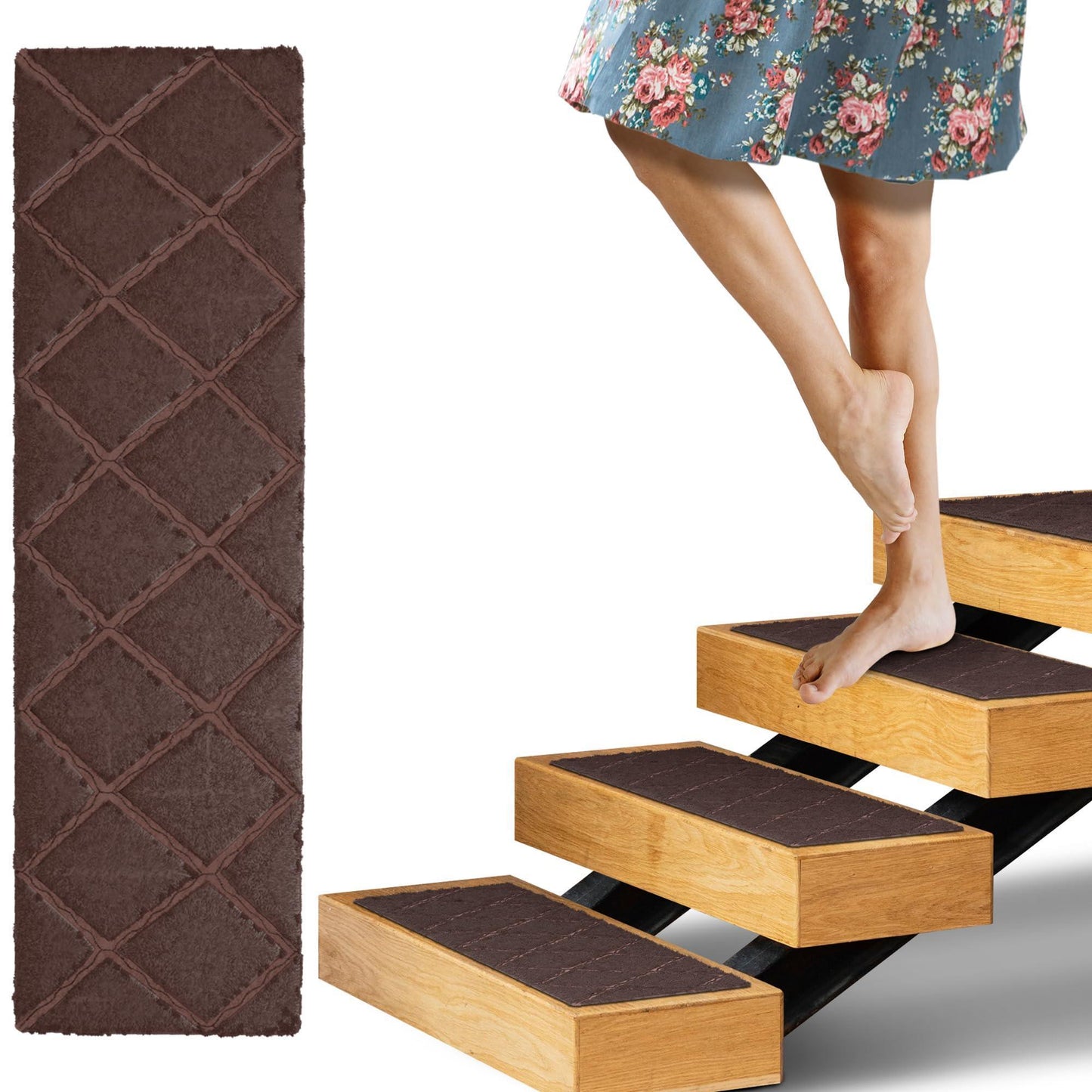 30" Non-Slip Stair Pads/Treads