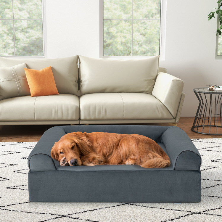 Cooling Gel Memory Foam Dog Bed