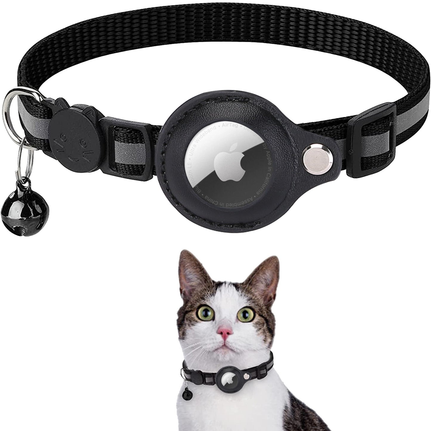 Reflective AirTag Collar for Cats