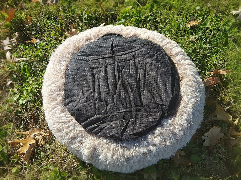 Donut Bed with Hood for Small Dogs and Cats