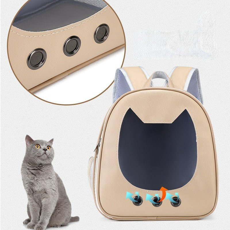 Kitty Cut-Out Breathable Backpack Carrier