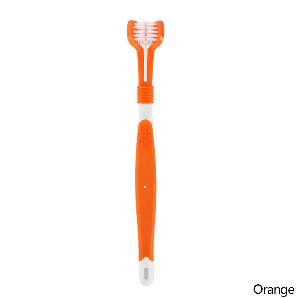 Multi-angle Pet Toothbrush for Quick Easy Cleaning