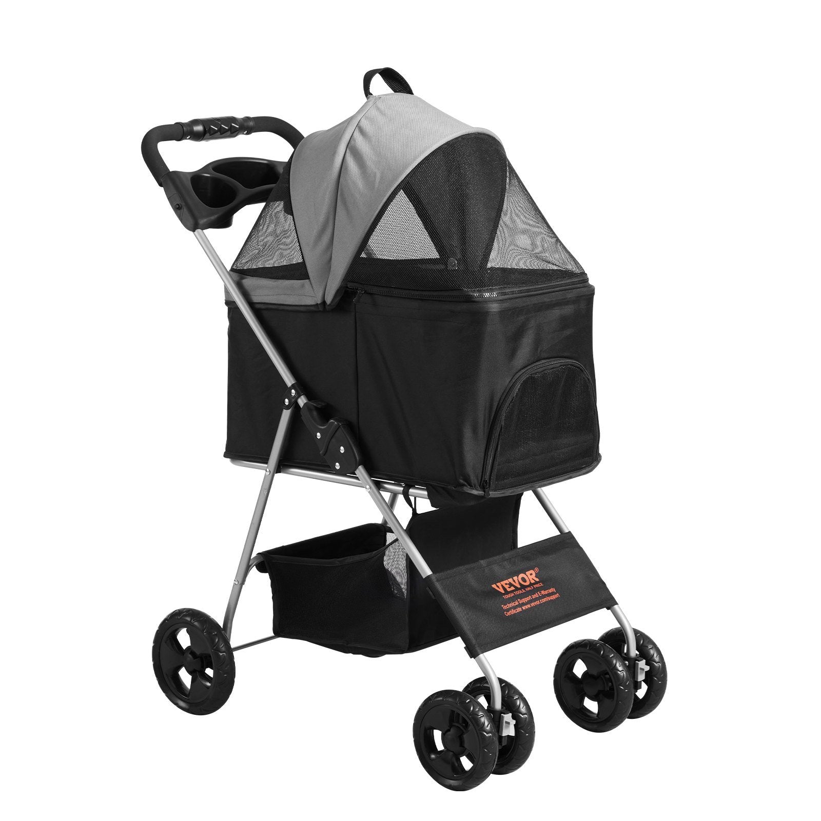 Lightweight Pet Travel Stroller - 4 Wheels