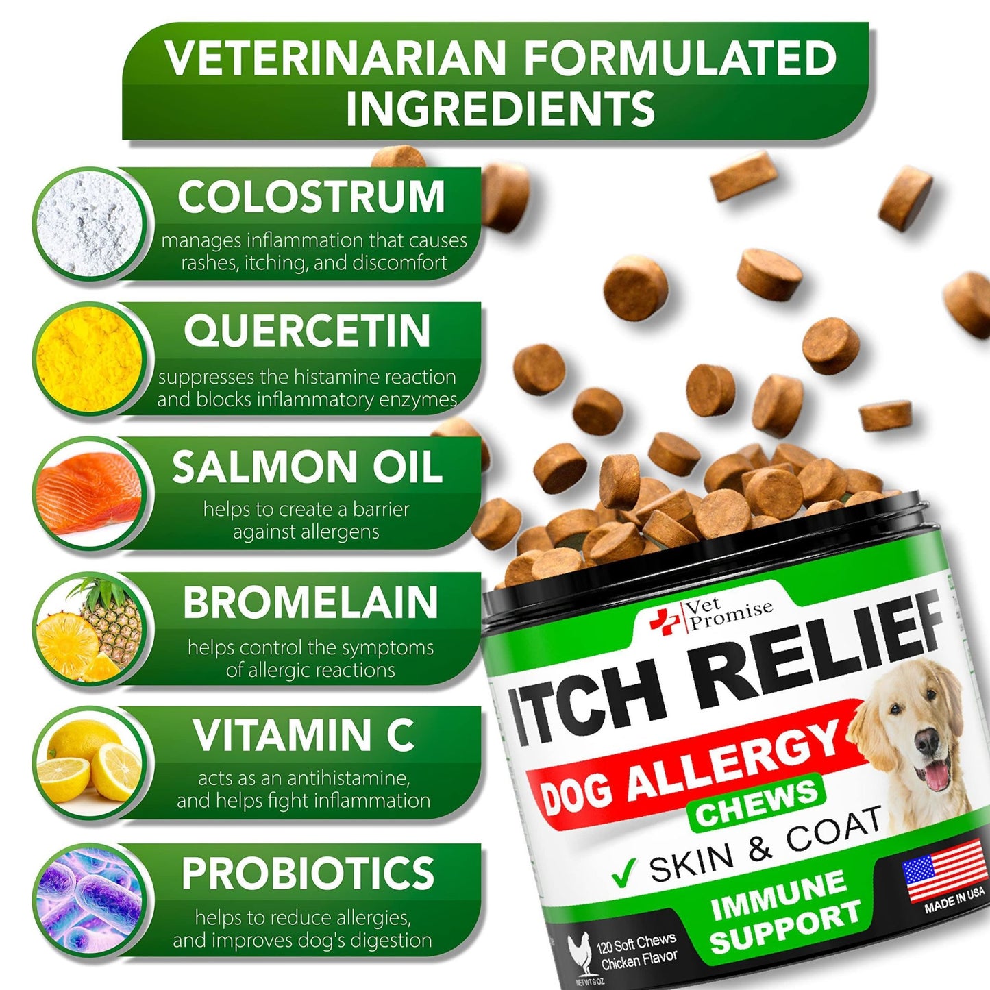 Allergy Chews for Itch Relief for Dogs