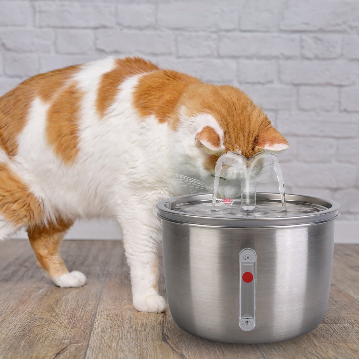 Stainless Steel Automatic Pet Dog Cat Water Fountain