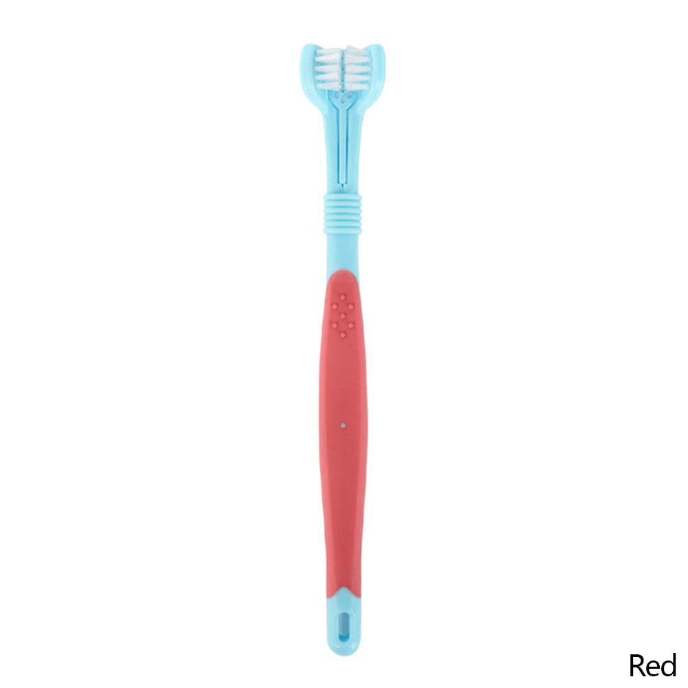 Multi-angle Pet Toothbrush for Quick Easy Cleaning