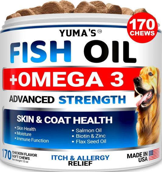 Omega 3 Fish Oil Itchy Skin Relief for Dogs