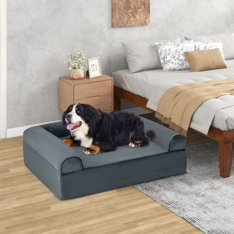 Cooling Gel Memory Foam Dog Bed