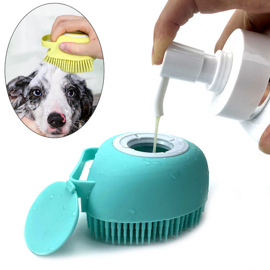 Pet Bath Massage Shampoo Brush