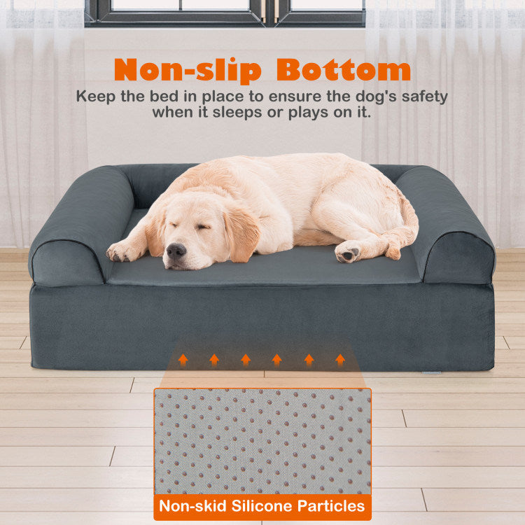 Cooling Gel Memory Foam Dog Bed