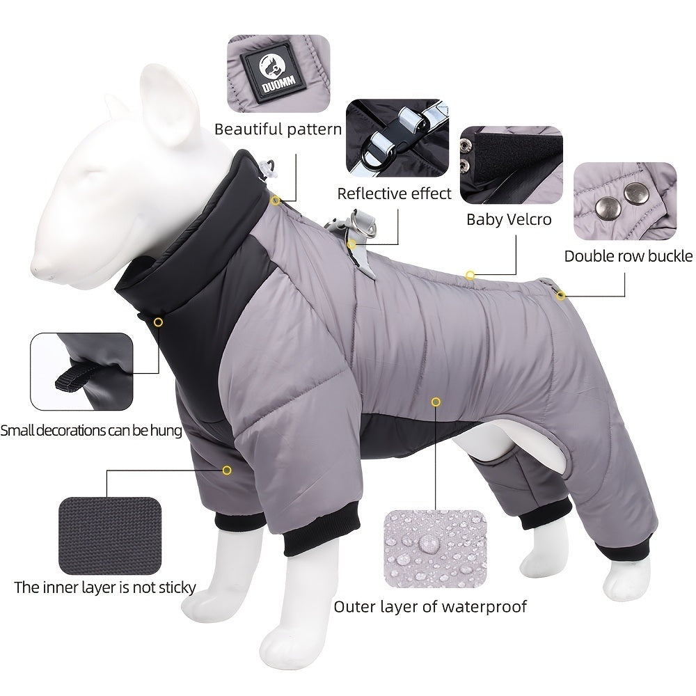 Warm Winter Jumpsuit for Dogs