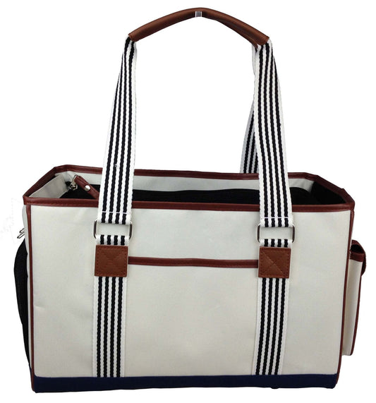 Fashionable handbag-style pet carrier