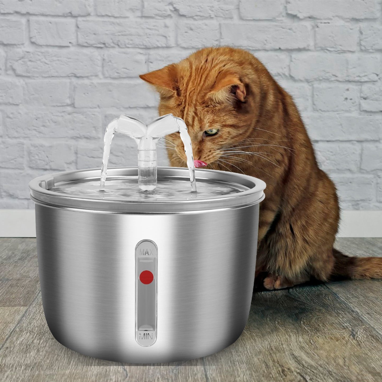 Stainless Steel Automatic Pet Dog Cat Water Fountain