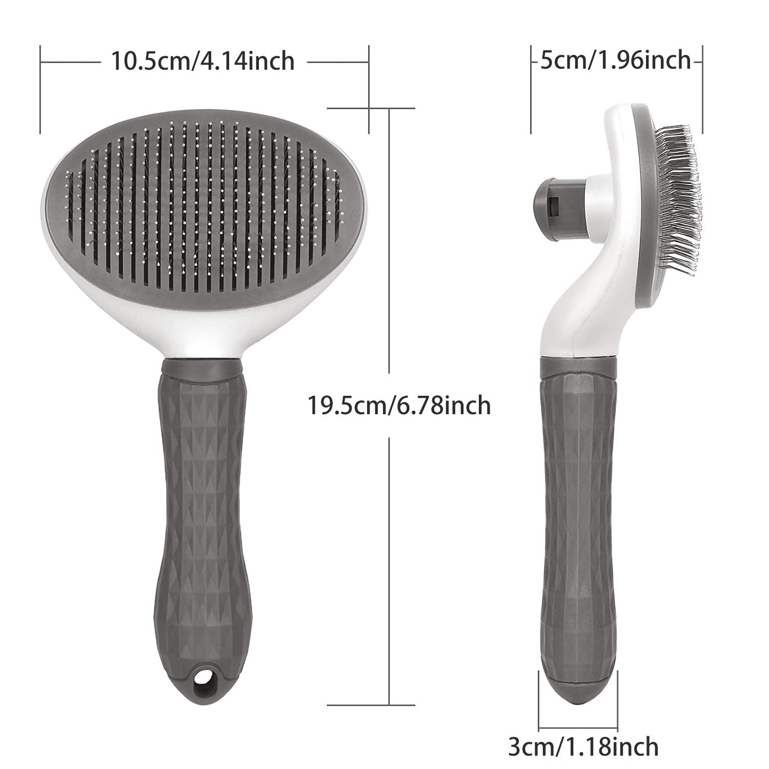 Dog and Cat Brush With One-Click Cleaning