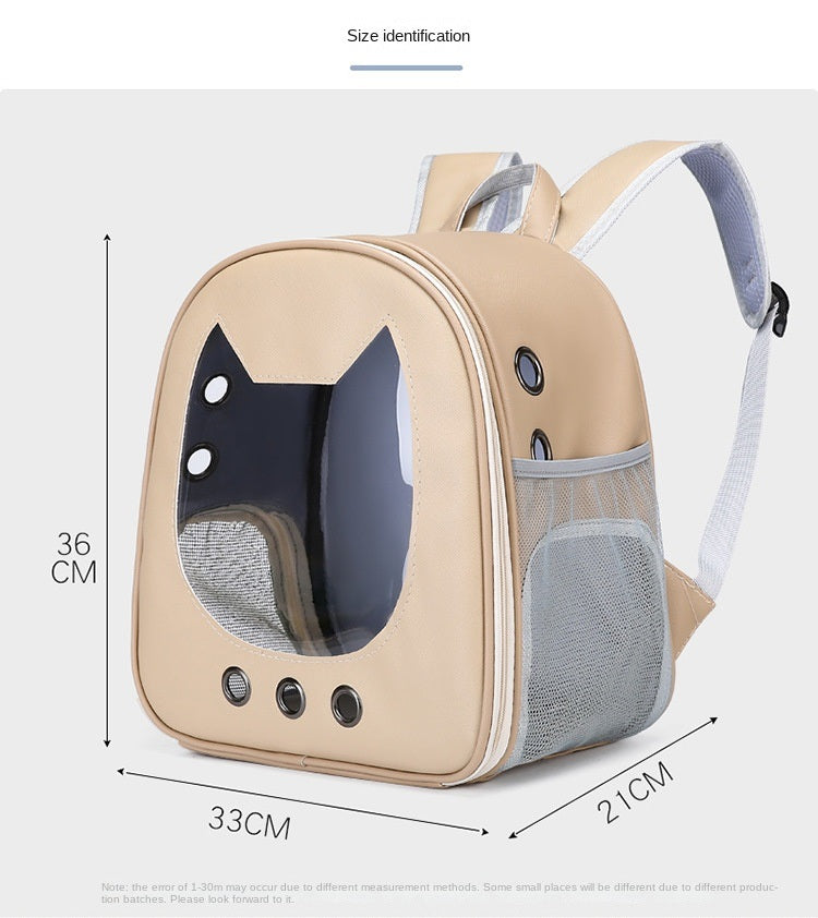 Kitty Cut-Out Breathable Backpack Carrier