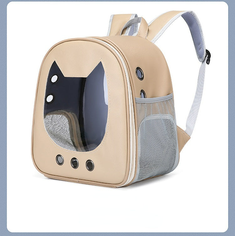 Kitty Cut-Out Breathable Backpack Carrier