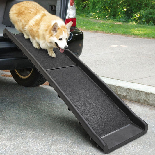 Portable Foldable Pet Ramp with Sandpaper Non-Slip Surface
