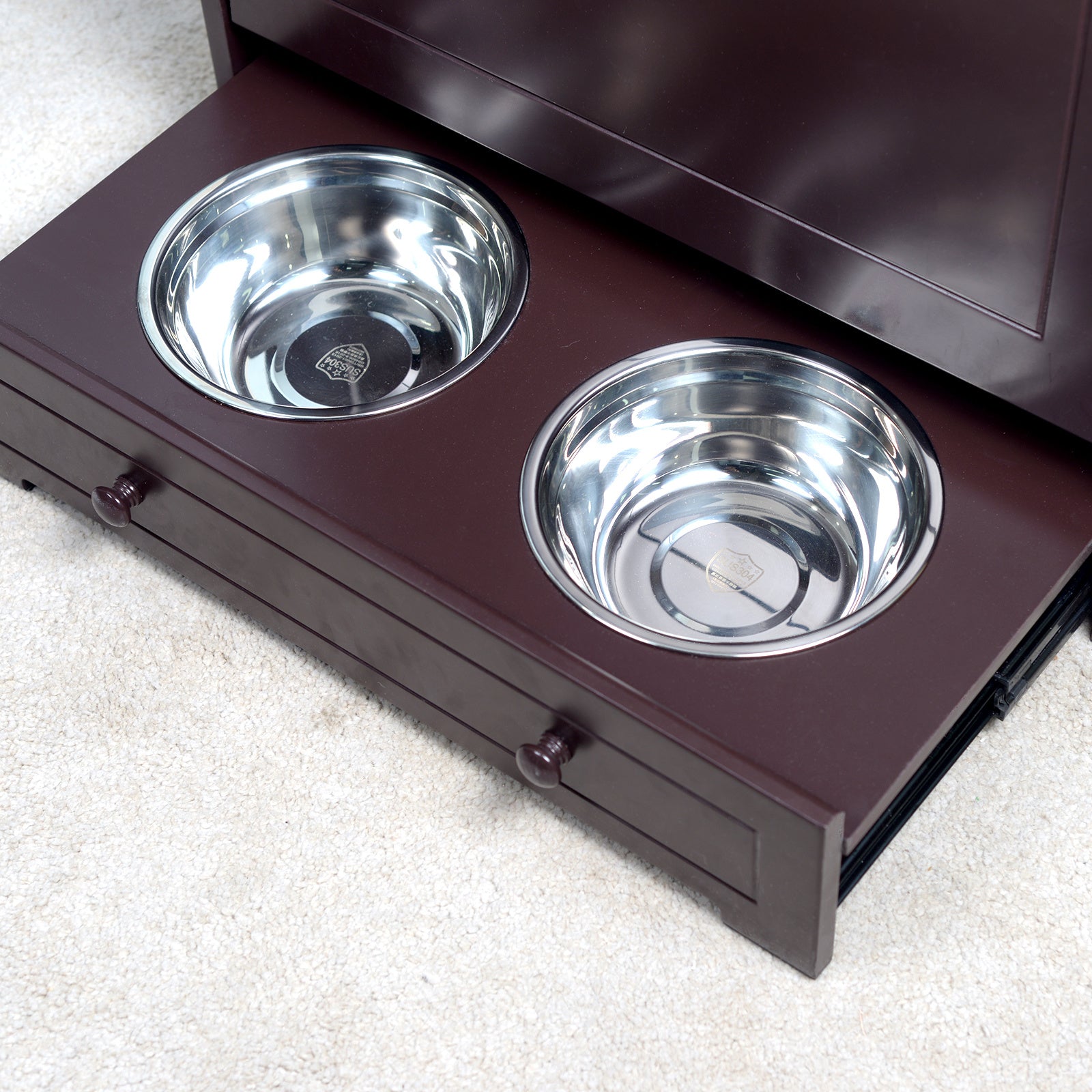 All-In-One Pet Feeder Station Furniture