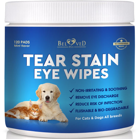 Dog and Cat Tear Stain Eye Wipes