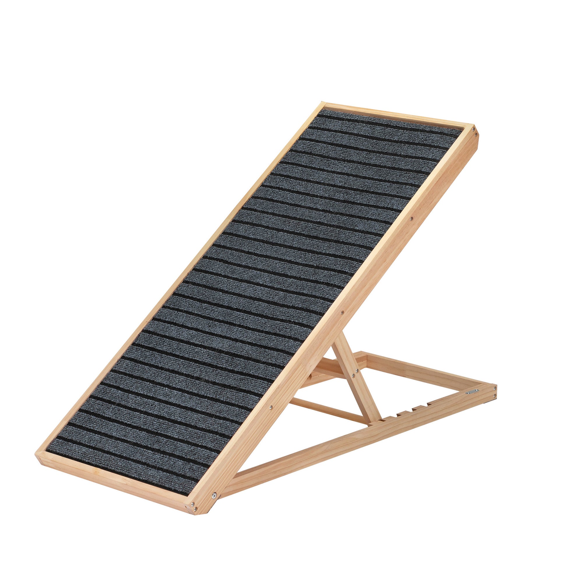 Solid Wood Adjustable Pet Dog Cat Ramp